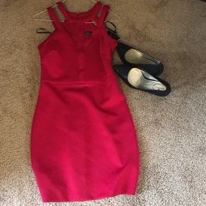 Guess red dress